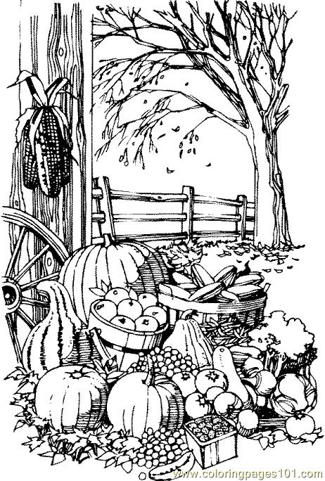 10 Free Autumn Adult Coloring Pages - Raining Crafts & Dogs