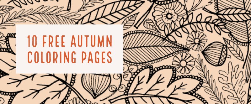 10 Free Autumn Coloring Pages