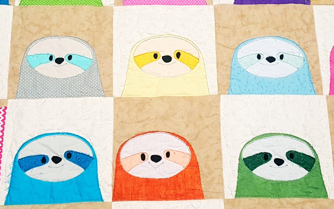 Sloth sales baby quilt