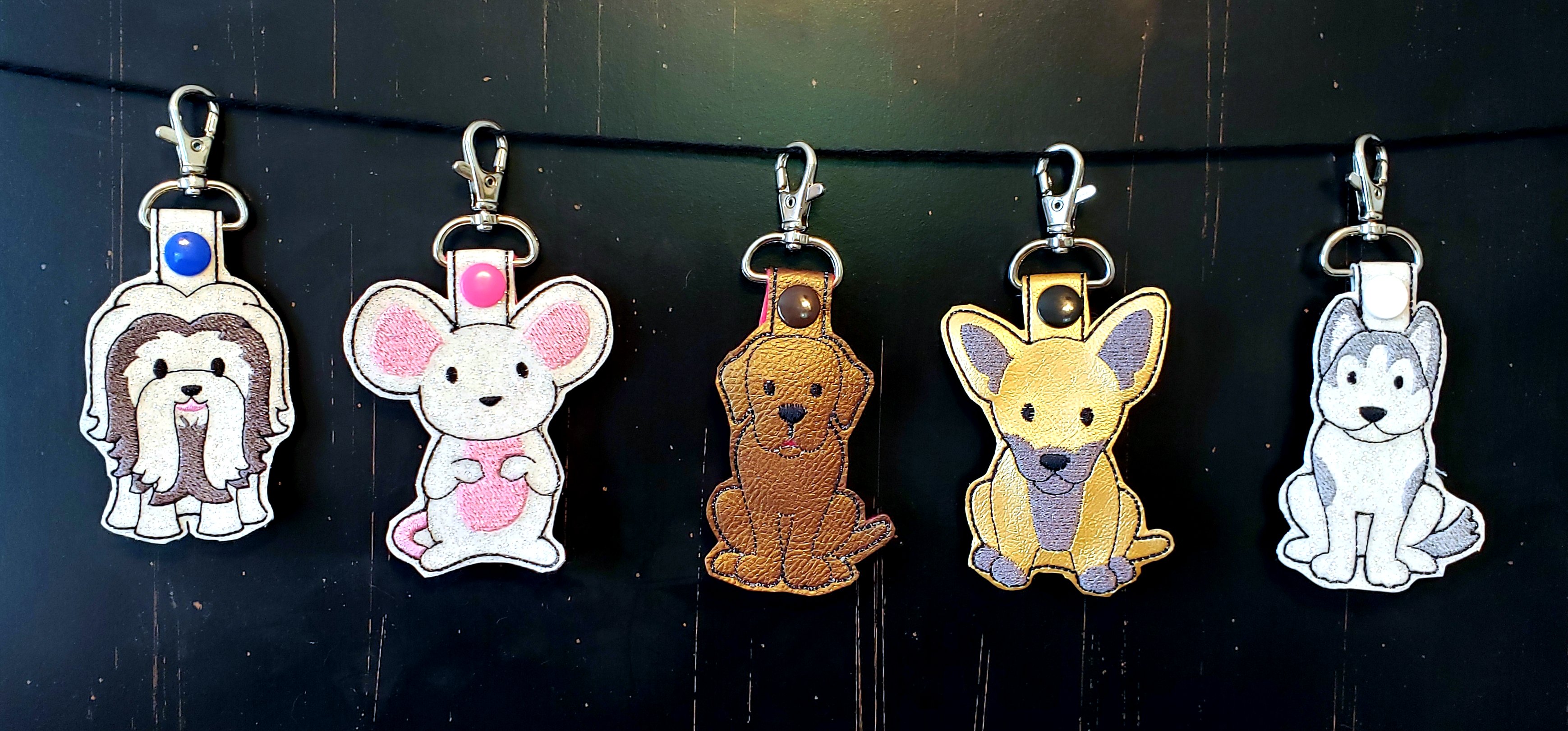 Custom Dog Breed Keychains