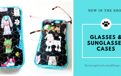 New: Embroidered Glasses and Sunglasses Case