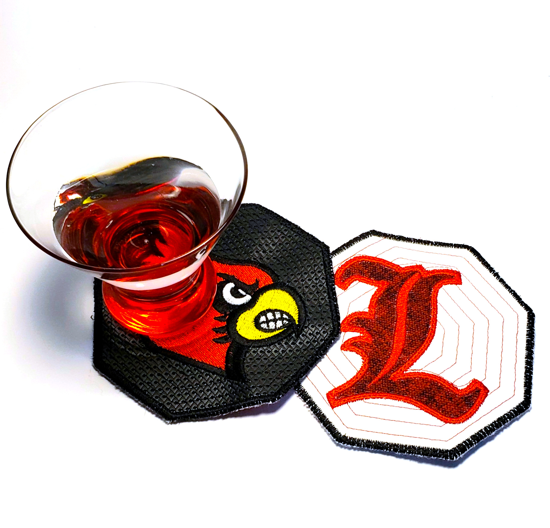 University of Louisville coaster set