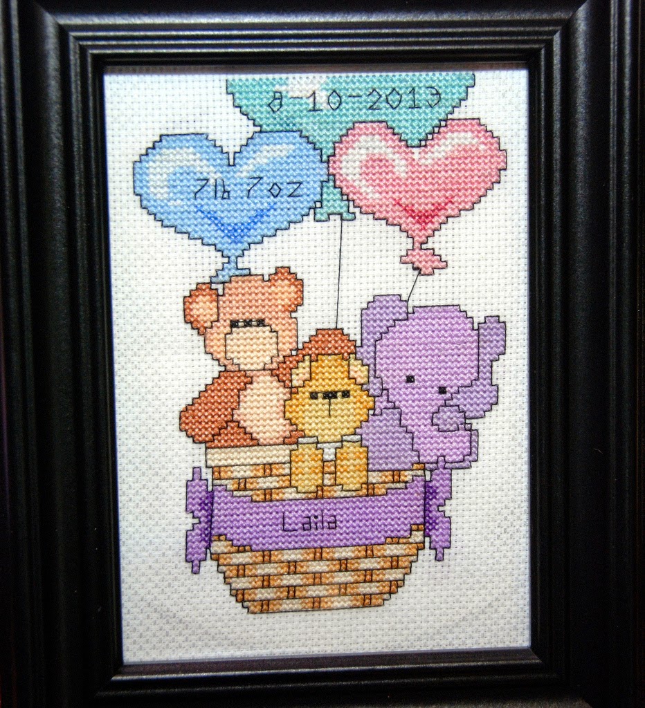 Birth Announcement Cross-Stitch