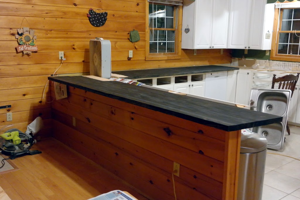 Faux Butcherblock Countertops – Part 3