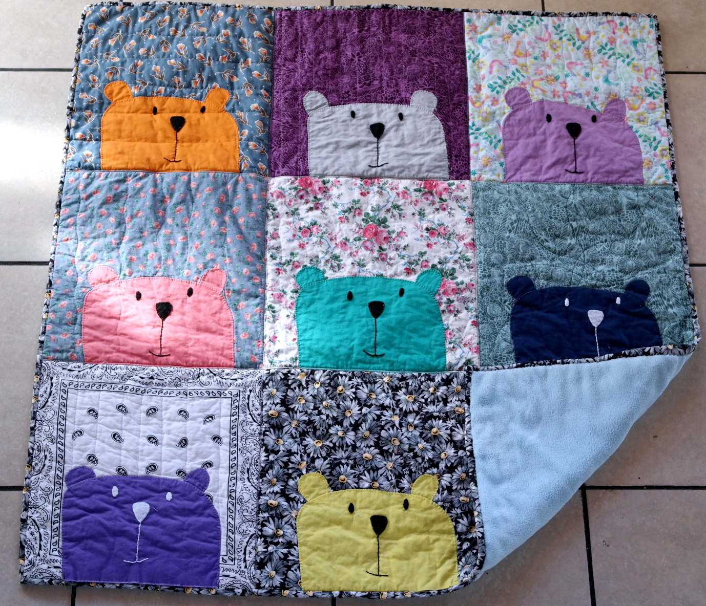 Peek-A-Boo Bear Quilt