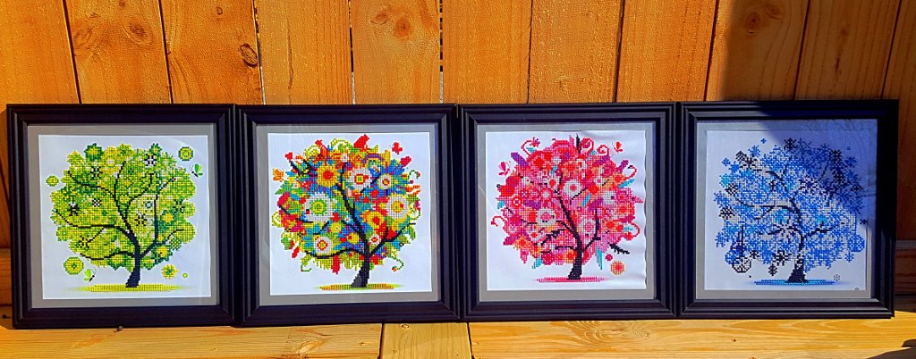 Diamond Painting – Four Seasons Trees