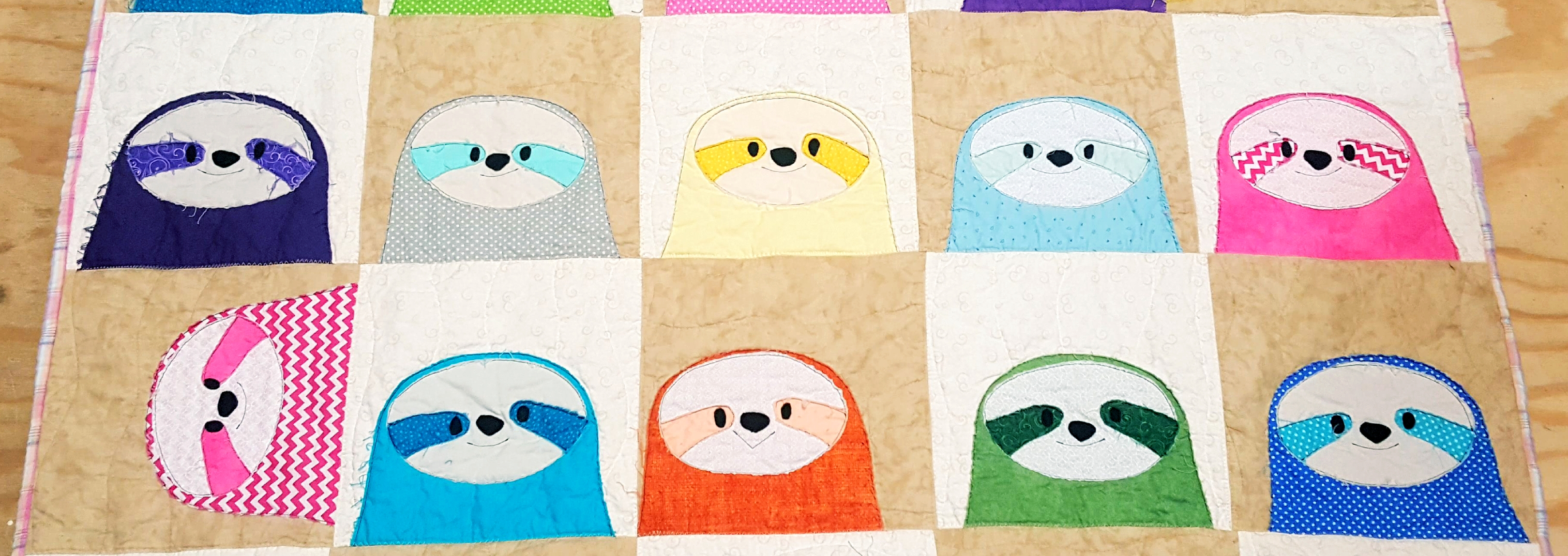 Silly Sloths Quilt