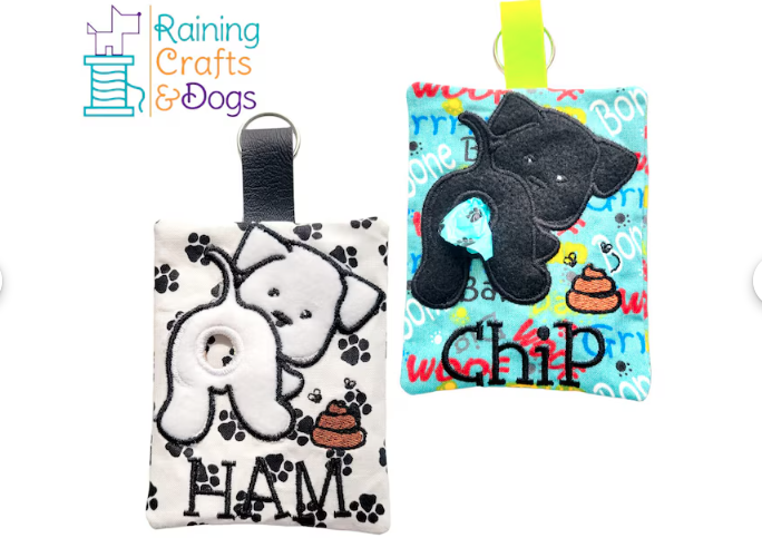 Personalized Dog Poo Bag Holders